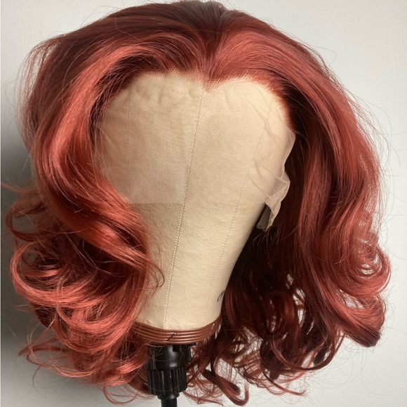 Copper Red Lace Front Wigs - Picture 6 of 10